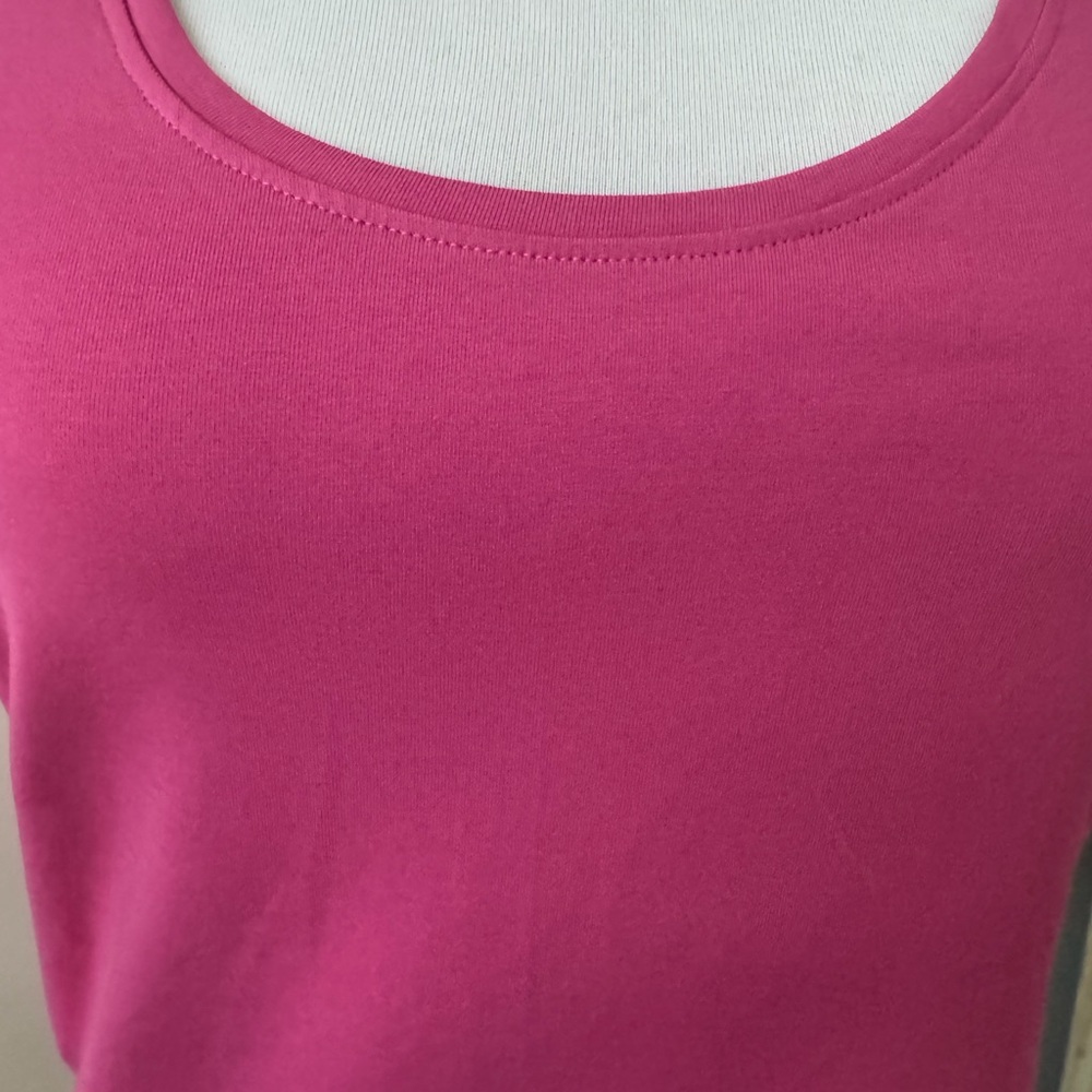 PAUW Amsterdam sleeveless top cotton blend Sz 4 (XL) muted red/pink Orig.$115. - Picture 4 of 10